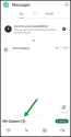 The My Queues section can be found at the bottom of the 8x8 Work for Mobile app screen (on Android devices)