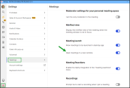 Undocked Meeting- enable meetings to open in a new window in 8x8 Work for Desktop