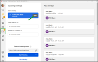 Undocked meeting - Shift focus to an active meeting window