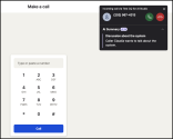 8x8 Work user views AI summary with caller intent in the incoming call banner before answering in 8x8 Work 