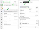Manage accounts in 8x8 Sales & Account Workspace