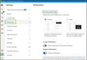Select Compact or Large incoming call alert style in 8x8 Work for Desktop Notifications settings
