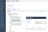 Include pre-chat form in a chat script