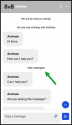 A new message alert appears in the 8x8 web chat window to highlight unread messages