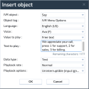 Phone IVR script - Say node 