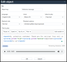 Say node: The enhanced version includes SSML support, speech controls (Pauses, Speed, Say-As, Pitch), validation status, remaining character count, and a Generate Audio Preview option