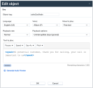  Say node: configure and preview the spoken message using the enhanced editor with SSML support