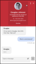 Displaying agent's avatar and bio during a web chat interaction 