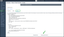 Generate a code chat script to embed an agent avatar in a web chat 
