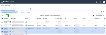 Shows how to restore archived recordings
