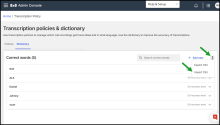 Custom Dictionary - Export dictionary in a CSV file