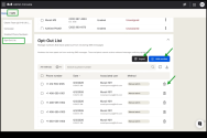 Manage SMS opt-out list by importing, adding, or deleting opted-out phone numbers in 8x8 Admin Console