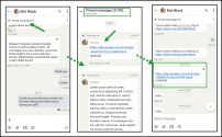 View and navigate pinned messages in 8x8 Work for Mobile chat; tap a pinned item to jump to that message in the conversation