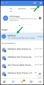Unpin a conversation in 8x8 Work for Mobile by long-pressing a pinned item and tapping the Unpin icon in the toolbar