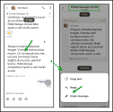 Unpin a message from the Pinned messages list via long-press action menu; message removed from pinned list